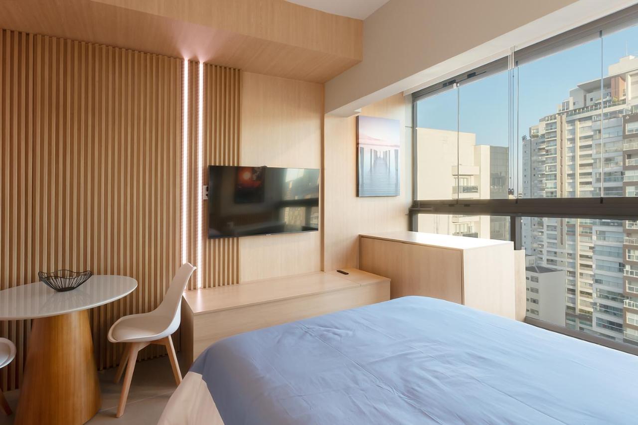 Studio Automatizado Luxo Andar Alto São Paulo Ngoại thất bức ảnh