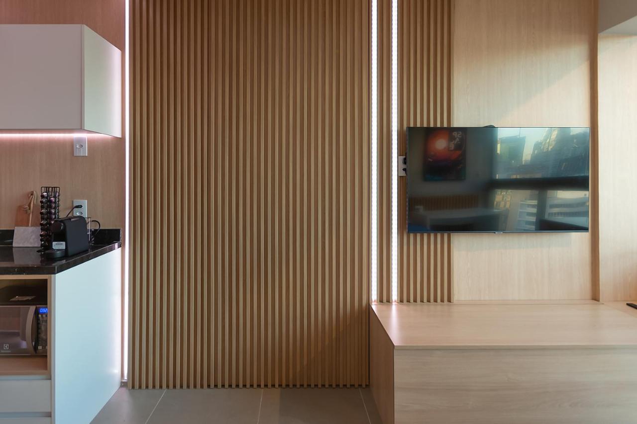 Studio Automatizado Luxo Andar Alto São Paulo Ngoại thất bức ảnh